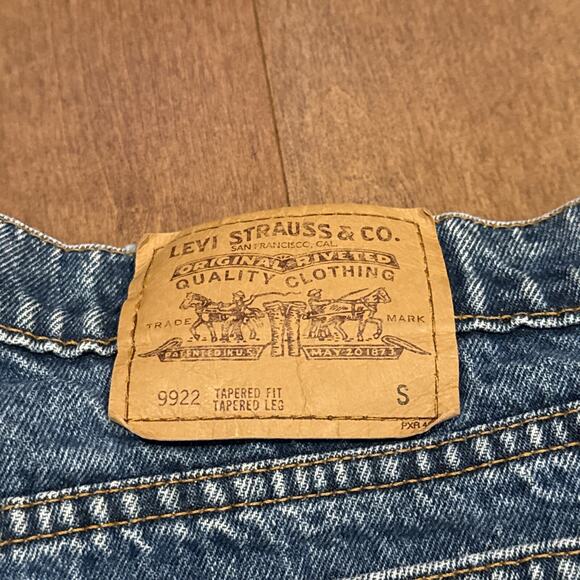 Vintage Levis Orange Tab Jeans Womens 20 Short Tapered Leg 9922 - Picture 4 of 4